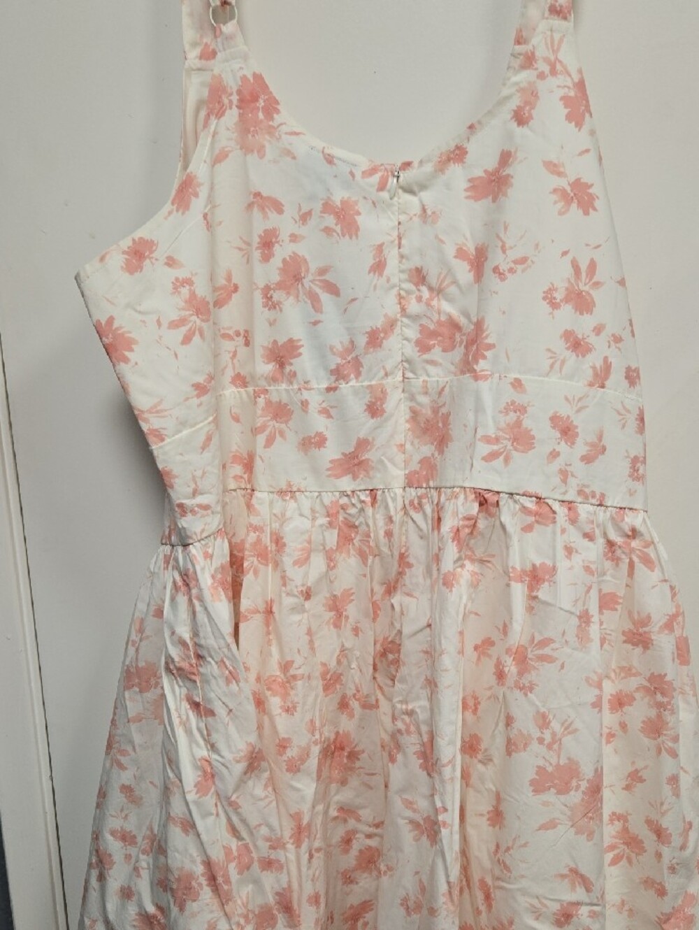 torrid White Floral Sundress with Blush Pink Print - Picture 4 of 4